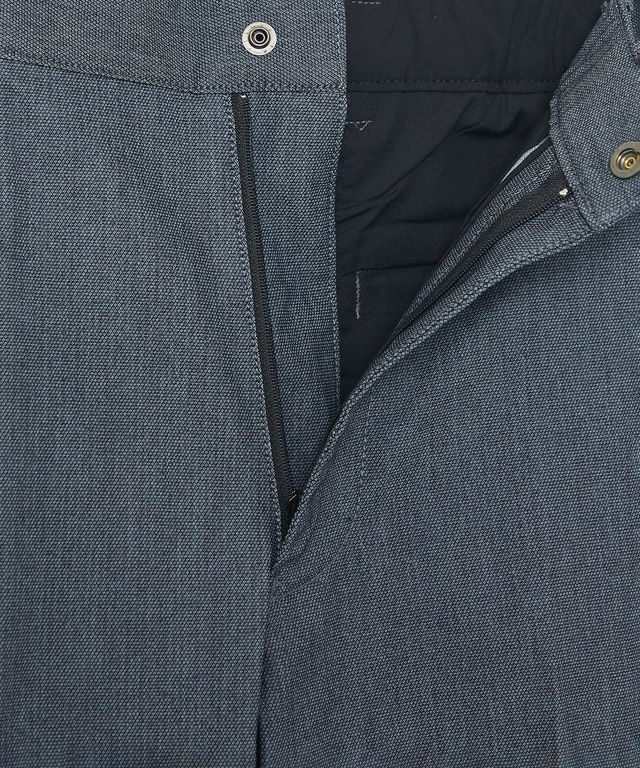 バーズアイ ストレッチ テーパードパンツ