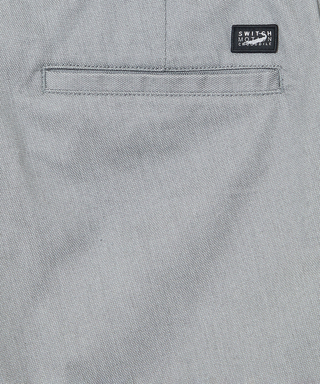 バーズアイ ストレッチ テーパードパンツ