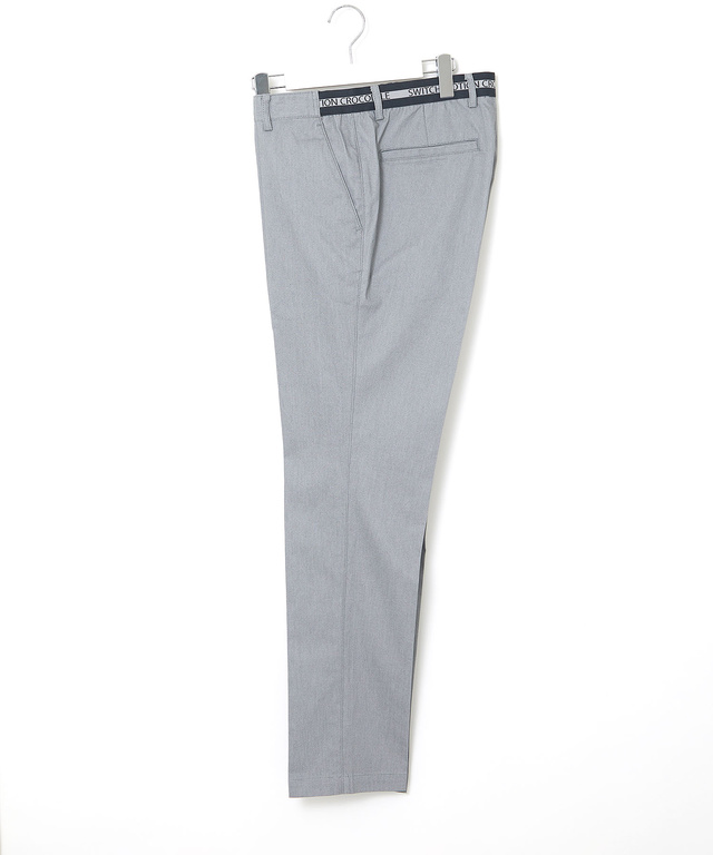 バーズアイ ストレッチ テーパードパンツ