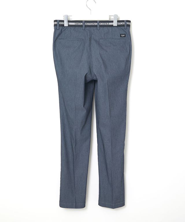 バーズアイ ストレッチ テーパードパンツ