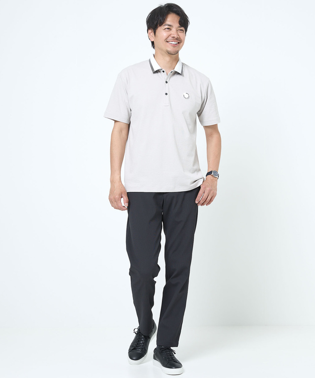 ピケ ストレッチ パンツ