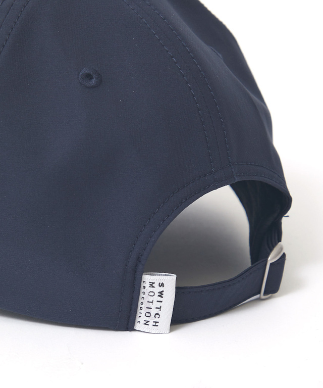 メッシュ切り替え ロゴ刺繍 キャップ