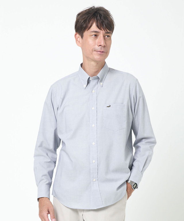 ノンアイロン ボタンダウン シャツ【シワになりにくい】