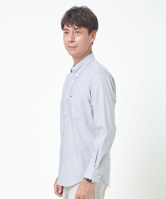 ノンアイロン ボタンダウン シャツ【シワになりにくい】