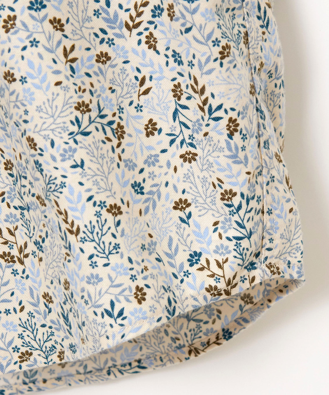 サーモ 花柄プリント シャツ