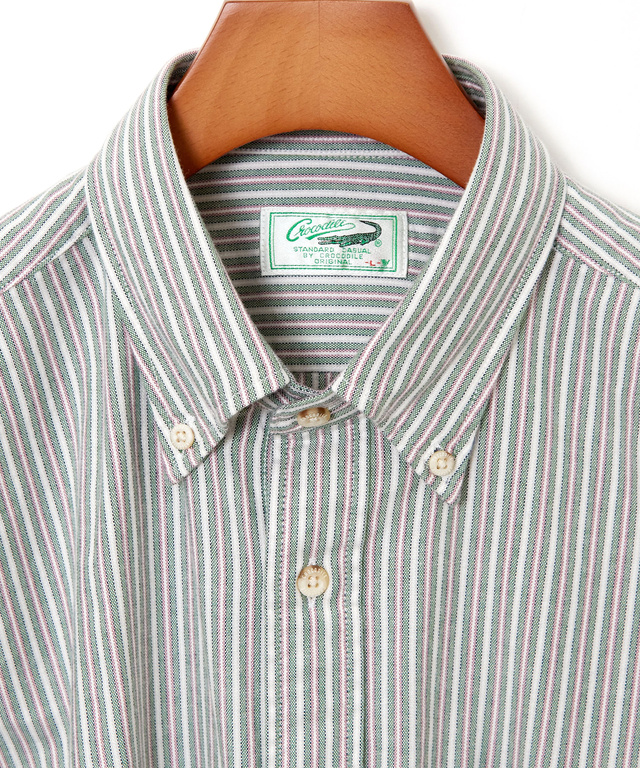 オックスフォード ストライプ柄 シャツ