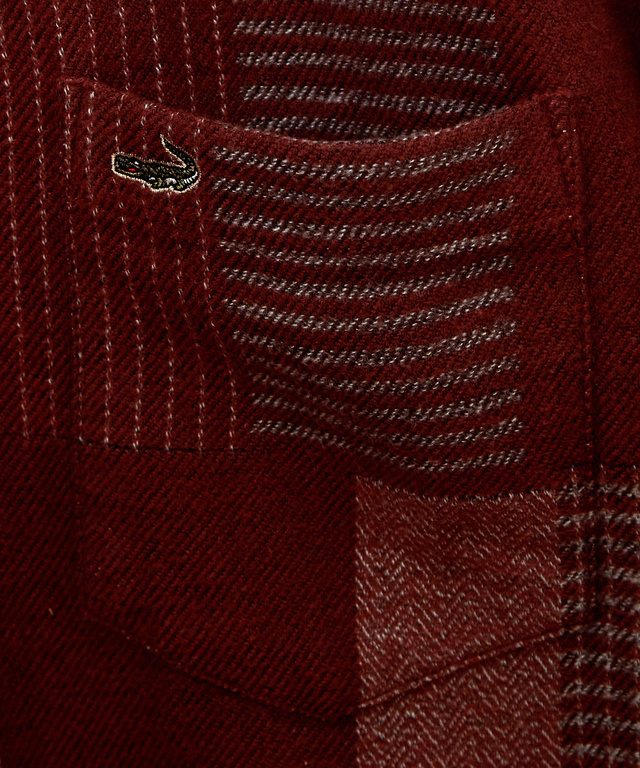 コットンビエラ パッチワーク調 シャツ