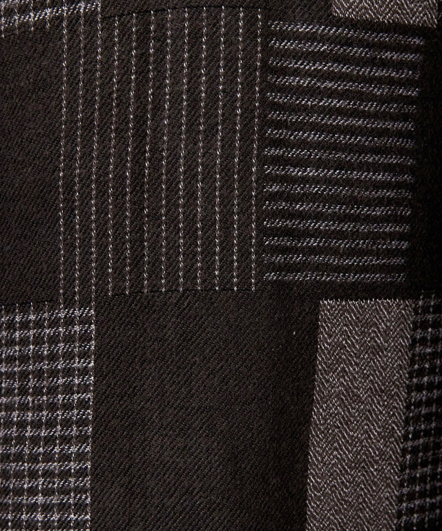 コットンビエラ パッチワーク調 シャツ