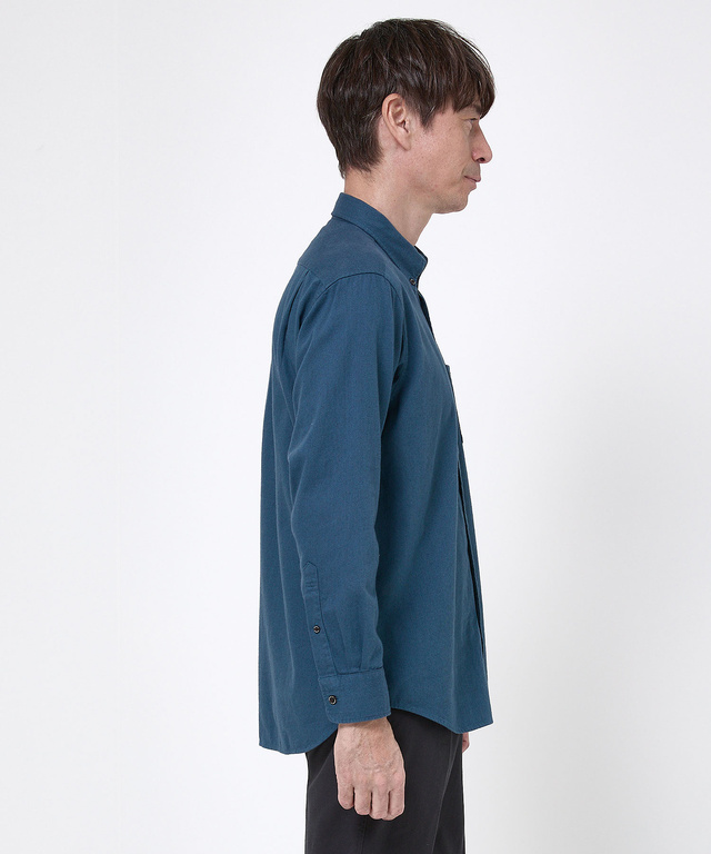 ピケ素材 ボタンダウン シャツ