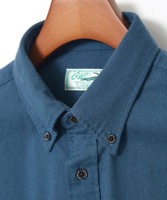 ピケ素材 ボタンダウン シャツ