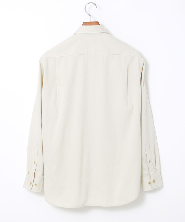 ピケ素材 ボタンダウン シャツ