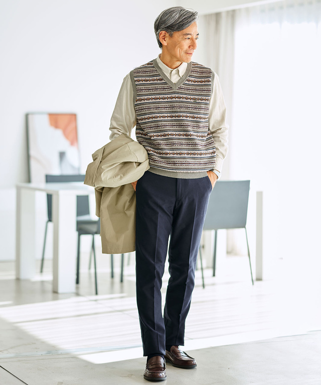 ピケ素材 ボタンダウン シャツ