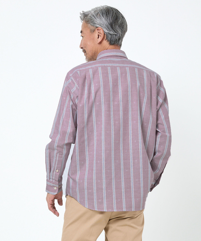 カットドビー ストライプ シャツ