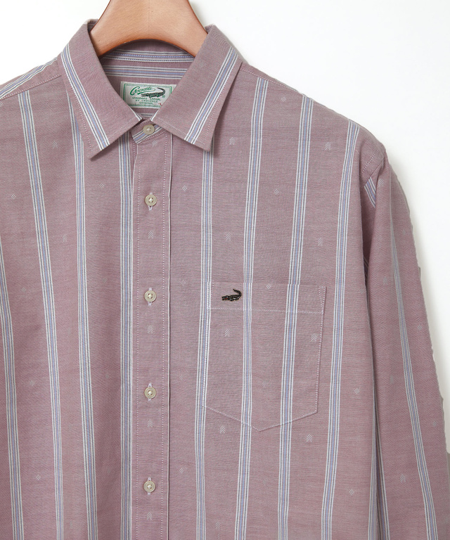 カットドビー ストライプ シャツ