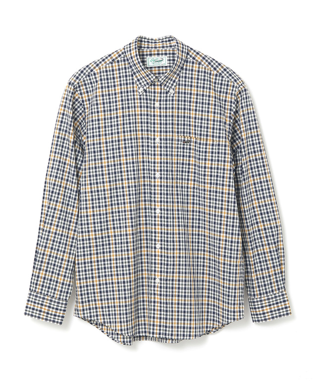 クロコダイルタータン ボタンダウン シャツ