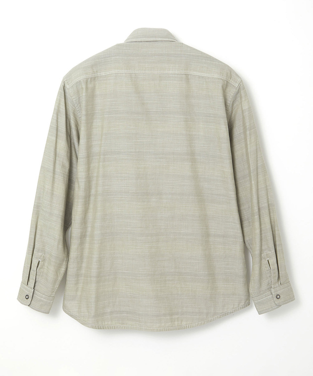 ダブルガーゼ マルチボーダー リバーシブルシャツ【吸汗速乾】