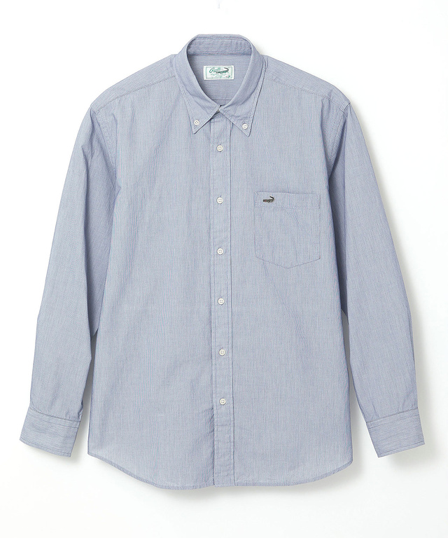 マイクロコードレーン ボタンダウン シャツ【UV加工】【吸汗速乾】