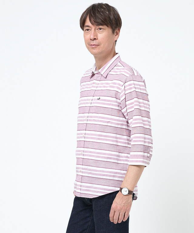 サッカー ボーダー 七分丈 シャツ 【吸汗速乾】