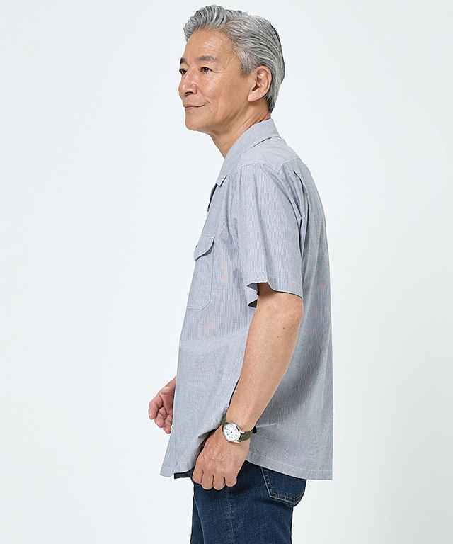 シャーベットカラーシャツ【シワになりにくい】