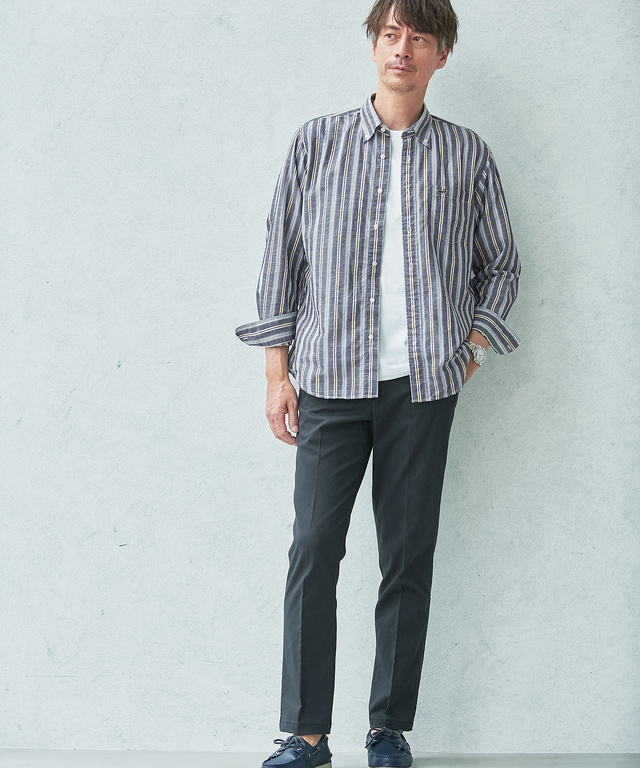 ポケット付きワンポイントTシャツ【TEMP-C】  