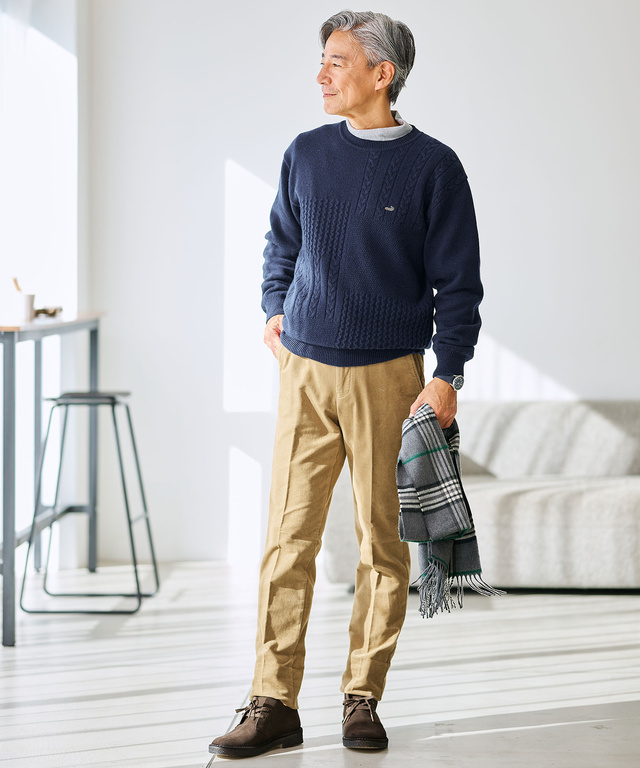 パウダースムース ハイネック Tシャツ【一部店舗限定】【日本製】