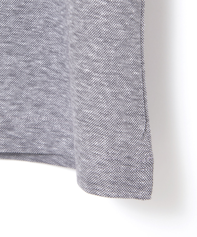 スノーリネン 鹿の子 クルーネックTシャツ【接触冷感】