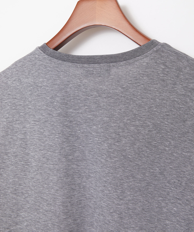 スノーリネン 鹿の子 クルーネックTシャツ【接触冷感】