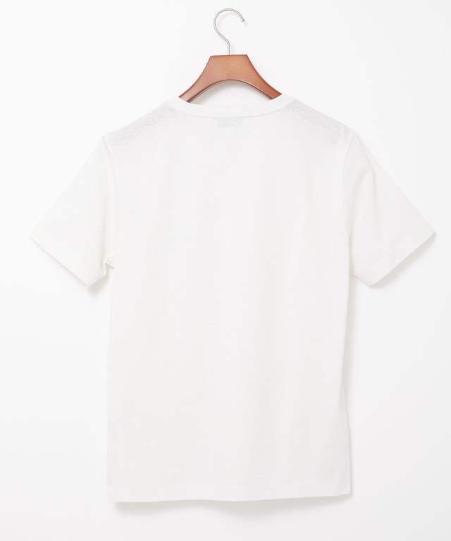 スノーリネン 鹿の子 クルーネックTシャツ【接触冷感】
