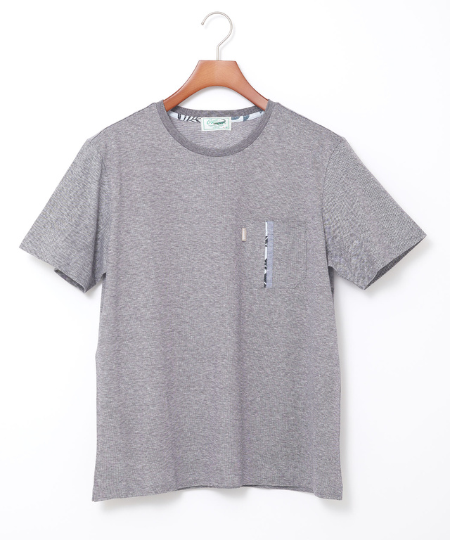 スノーリネン 鹿の子 クルーネックTシャツ【接触冷感】