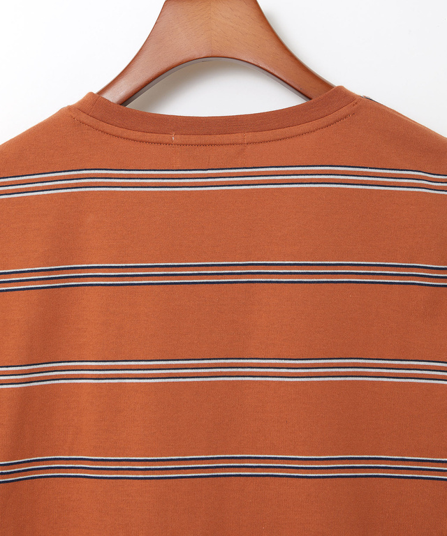 ボーダー柄 Tシャツ【ウガンダ オーガニック コットン】