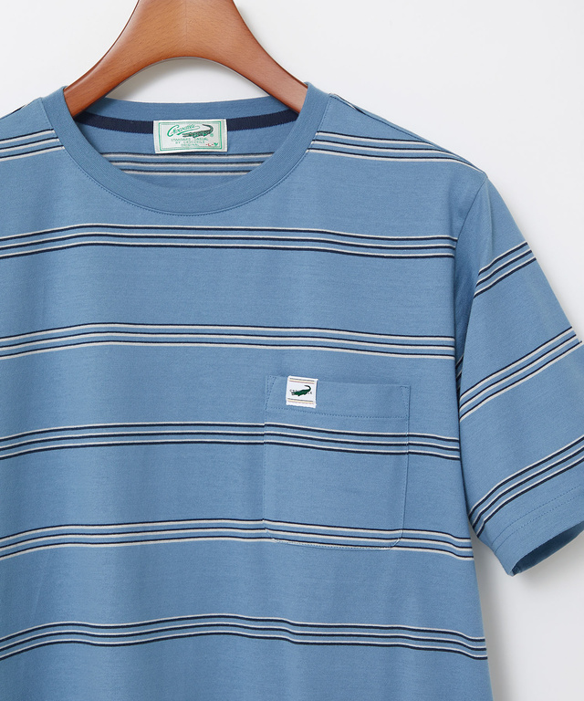 ボーダー柄 Tシャツ【ウガンダ オーガニック コットン】