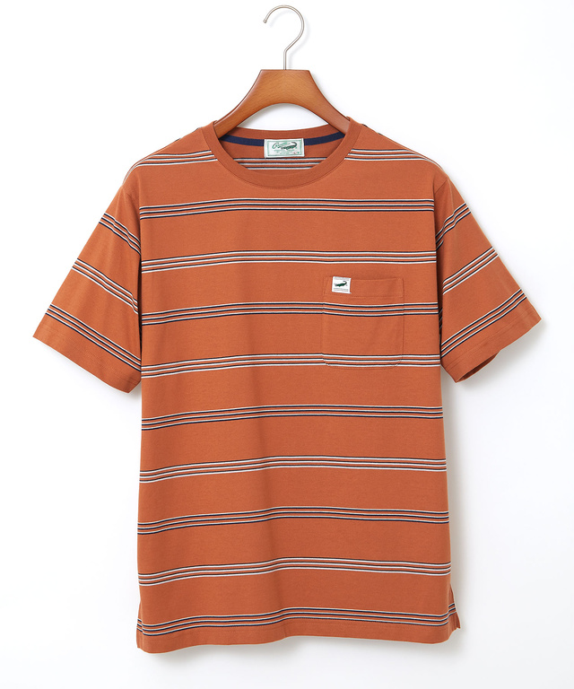 ボーダー柄 Tシャツ【ウガンダ オーガニック コットン】