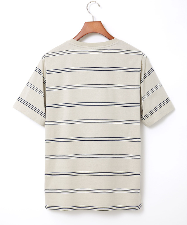 ボーダー柄 Tシャツ【ウガンダ オーガニック コットン】