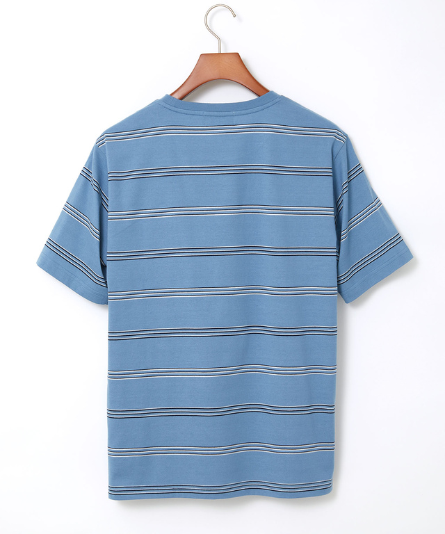 ボーダー柄 Tシャツ【ウガンダ オーガニック コットン】