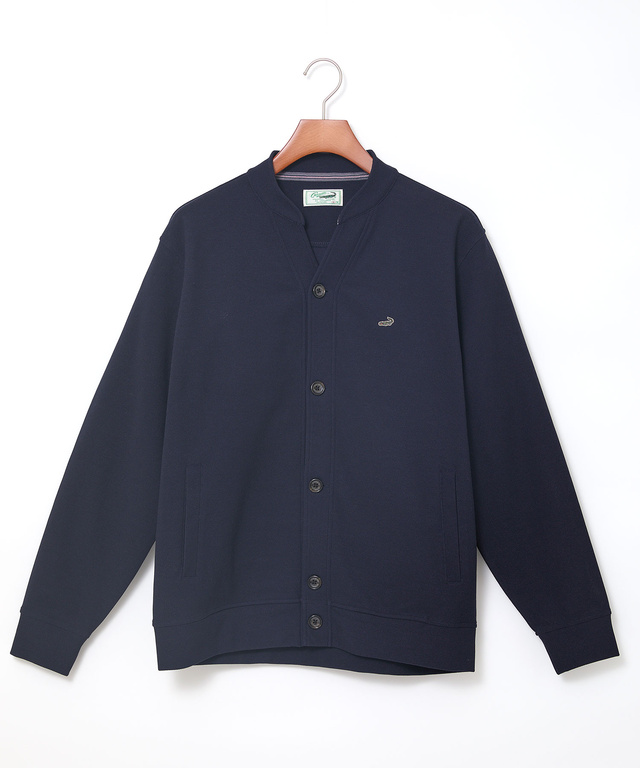 スタンドカラー カットカーディガン