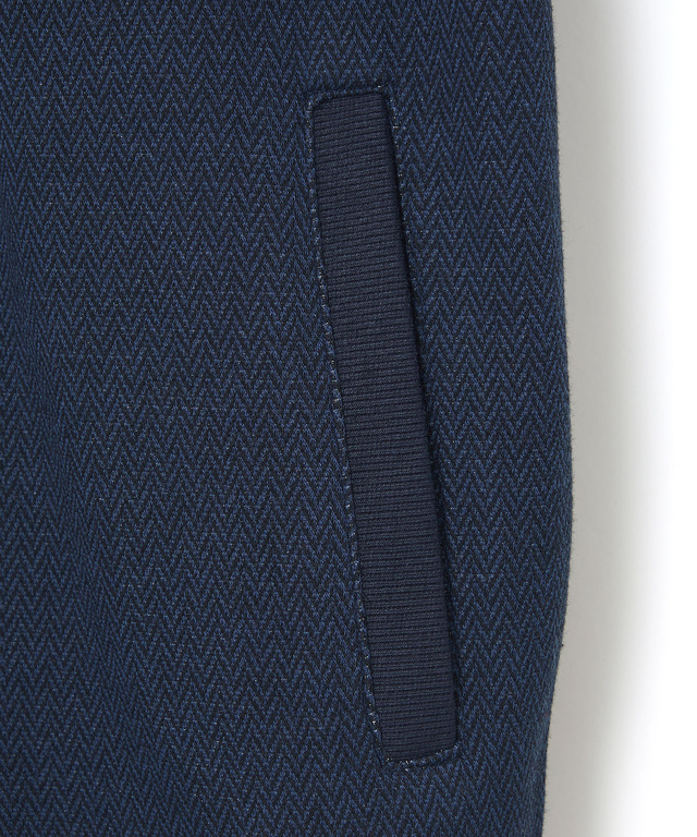 ヘリンボーン柄 フルジップ ブルゾン