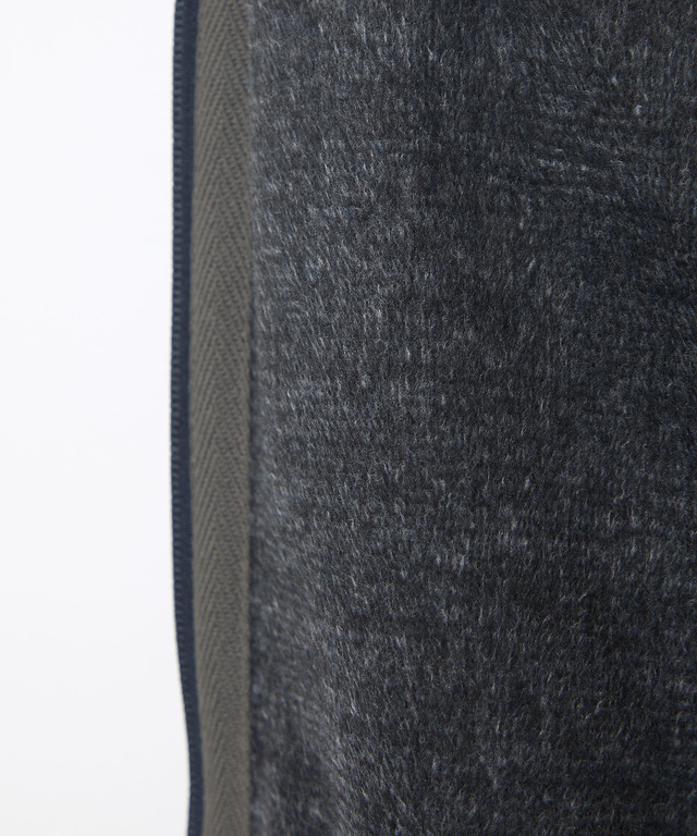 ヘリンボーン柄 フルジップ ブルゾン