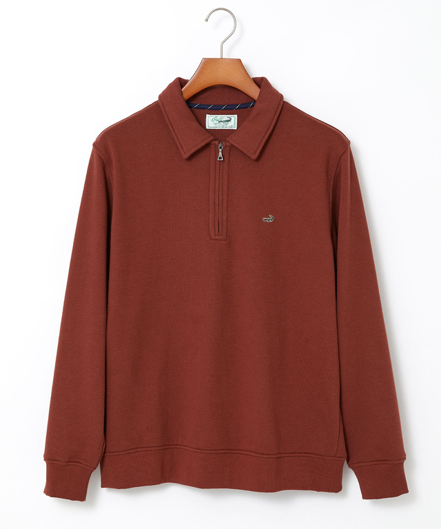 ハーフジップ ポロ トレーナー