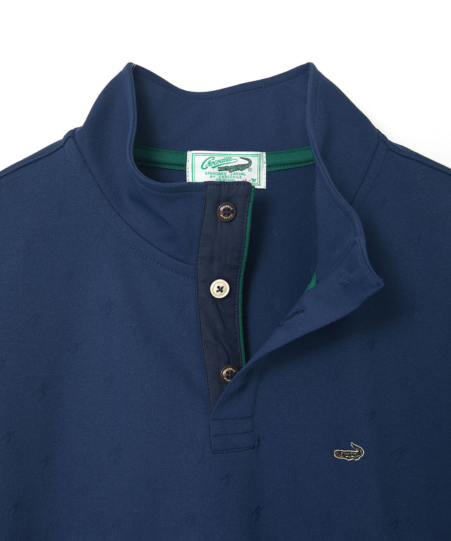 千鳥柄 ジャカード トレーナー