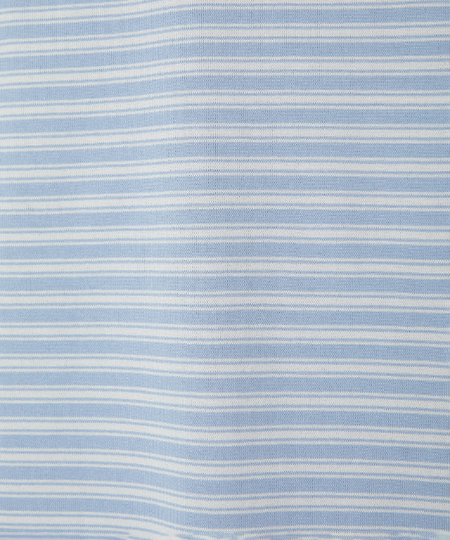 ボーダー クルーネック Tシャツ【接触冷感】【UV加工】