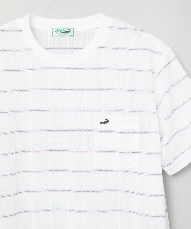 メッシュ ボーダー Tシャツ