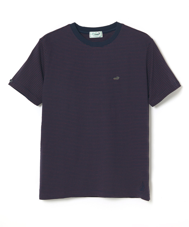 マリンボーダー クルーネック Tシャツ