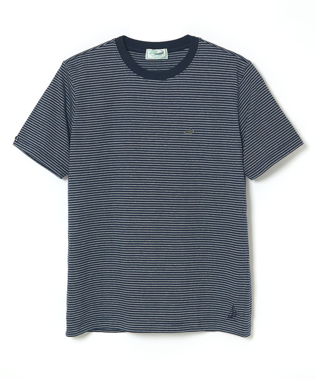 マリンボーダー クルーネック Tシャツ