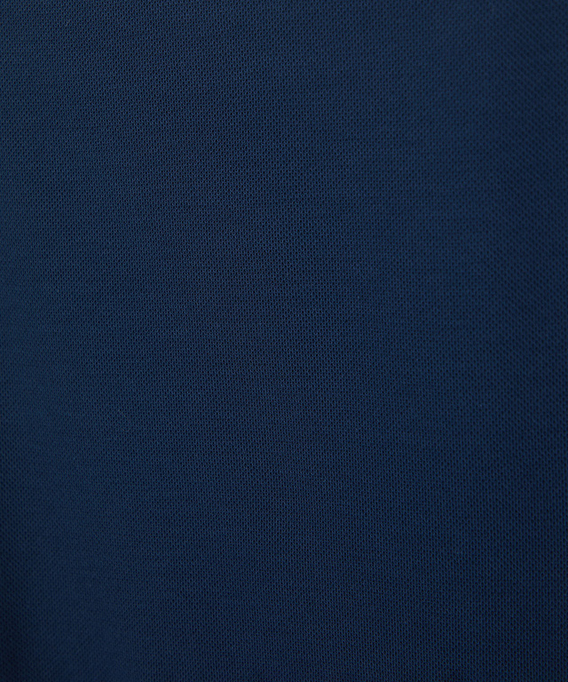 変形ネック ボーダーリブ Tシャツ