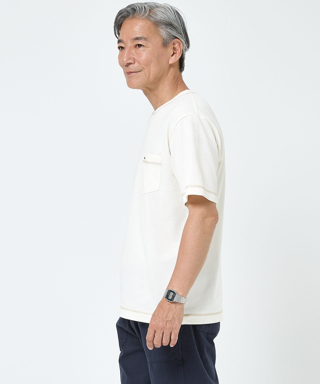 鹿の子 クロスカラー Tシャツ【吸汗速乾】【UV加工】
