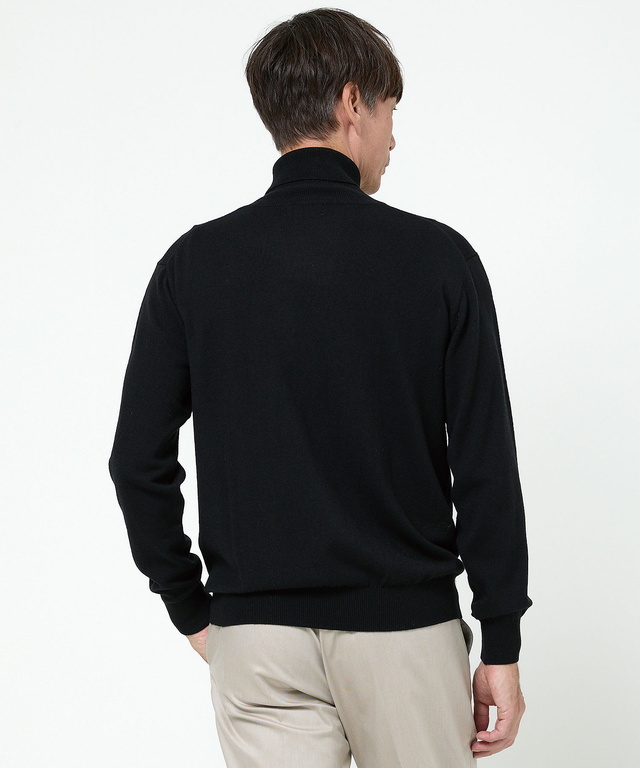 ハイゲージ タートルネック ニット【手洗いOK】