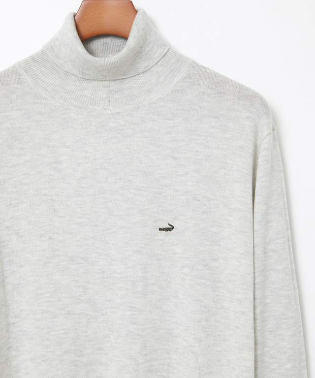 ハイゲージ タートルネック ニット【手洗いOK】