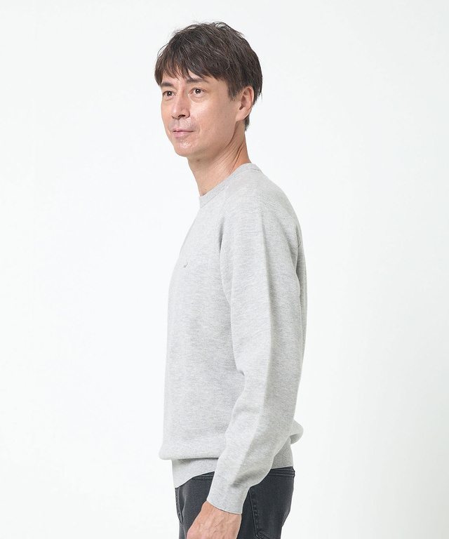 コットン クルーネック トレーナー【手洗いOK】