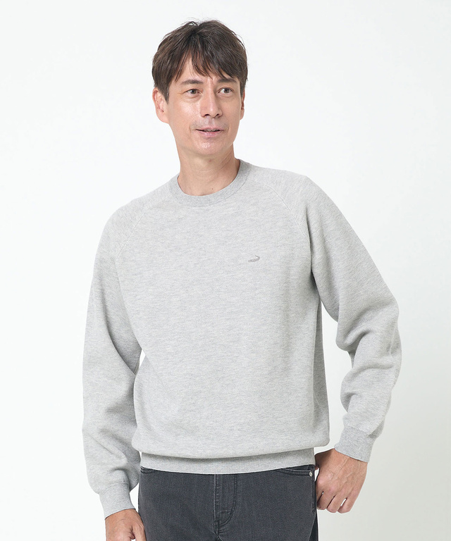 コットン クルーネック トレーナー【手洗いOK】