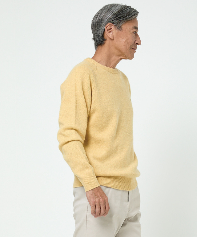 ウール ラインデザイン ニット【手洗いOK】